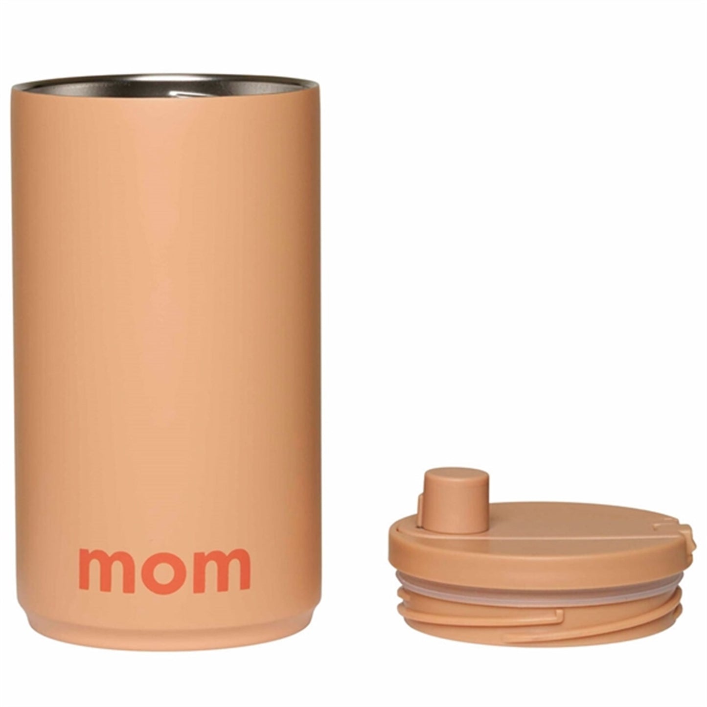 Design Letters Travel Thermo Cup MOM Beige