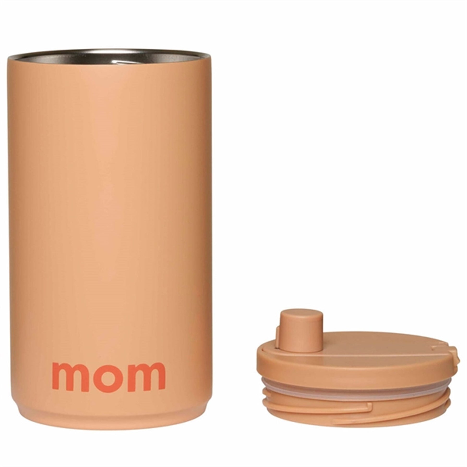 Design Letters Travel Thermo Cup MOM Beige