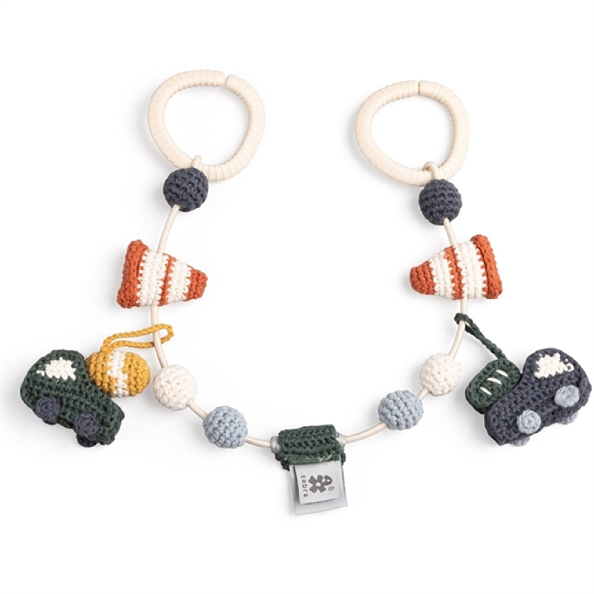 Sebra Pram Chain Busy Builders Blue