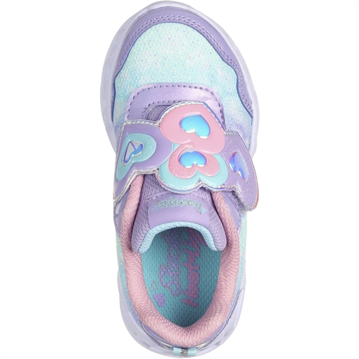 Skechers Heart Lights Heart Top Sneakers Lavender