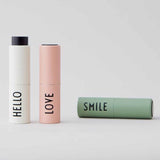 Design Letters Bag Size Hand Sanitizer Dispenser Green Smile