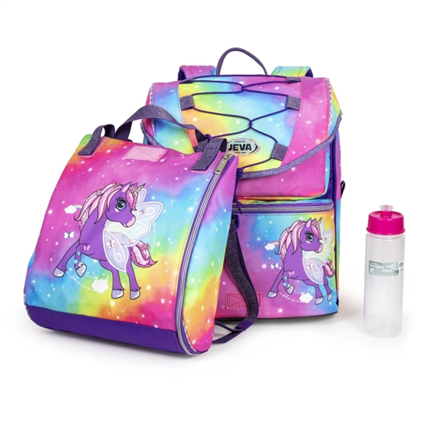 JEVA School Bag Rainbow Alicorn