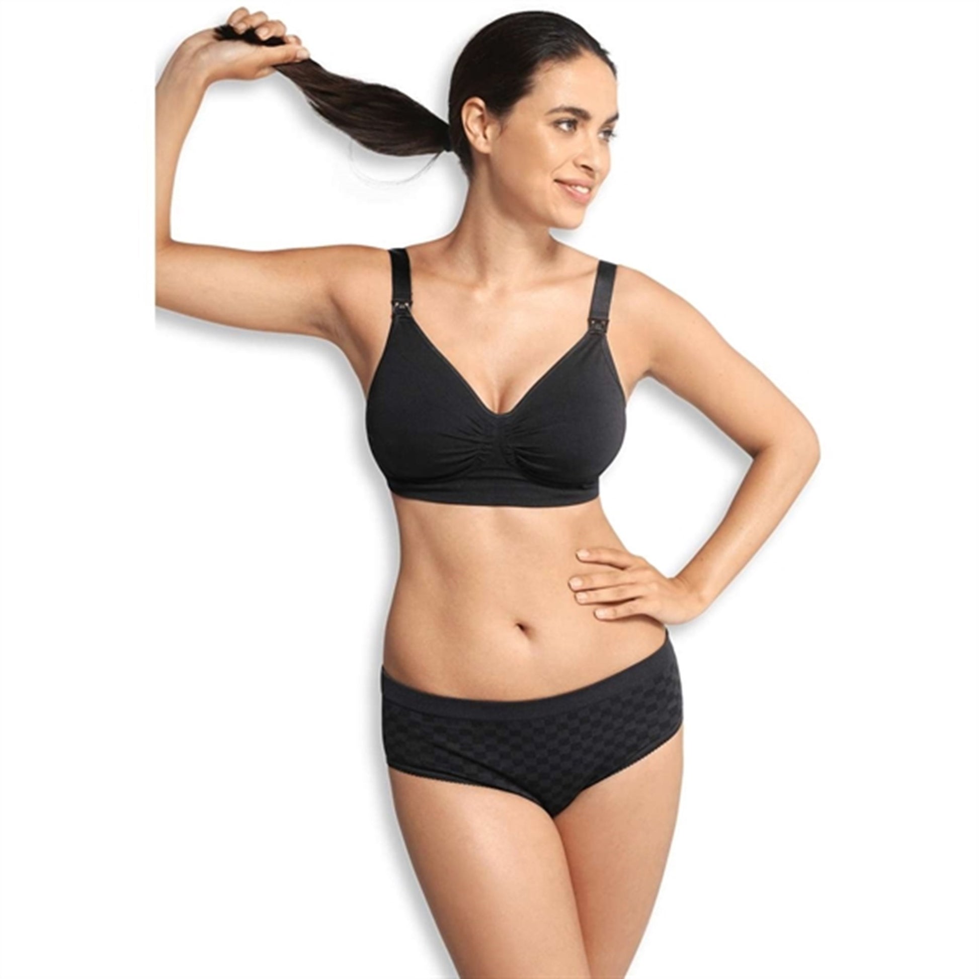 Carriwell Maternity And Nursing Bra With Carri-Gel Support Black
