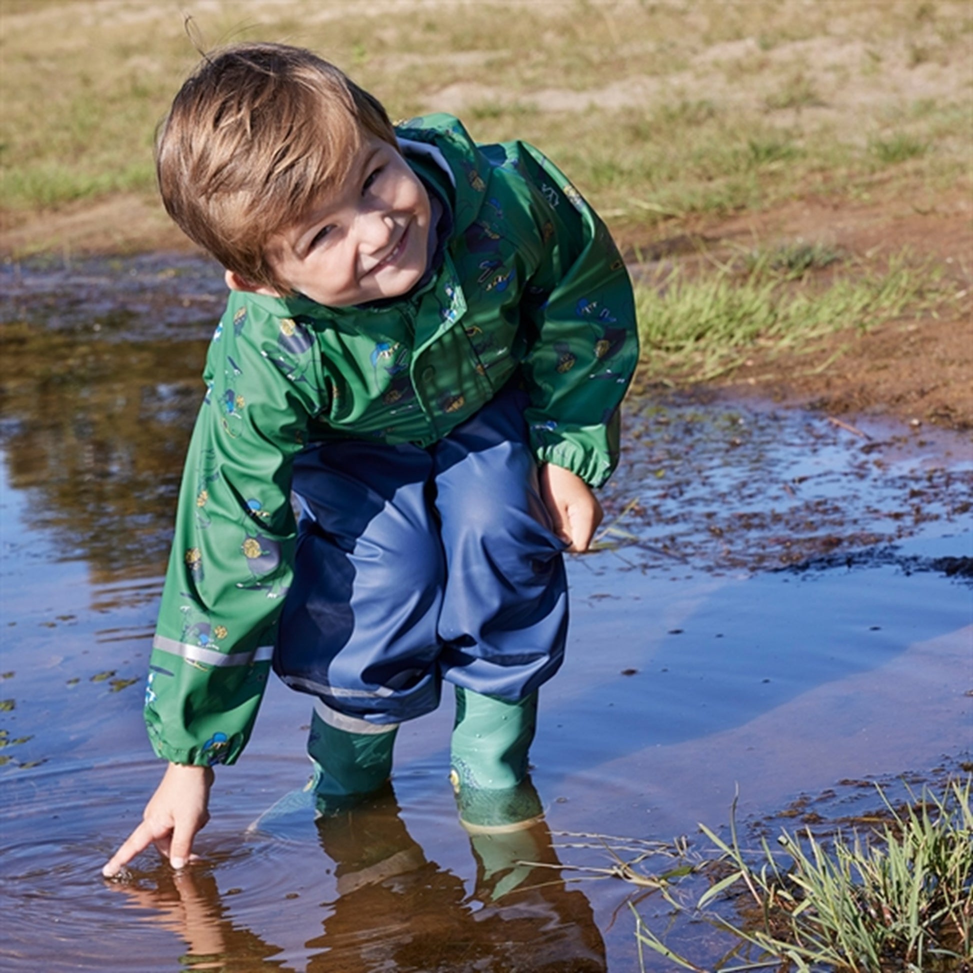 CeLaVi Rain Set AOP Foliage Green