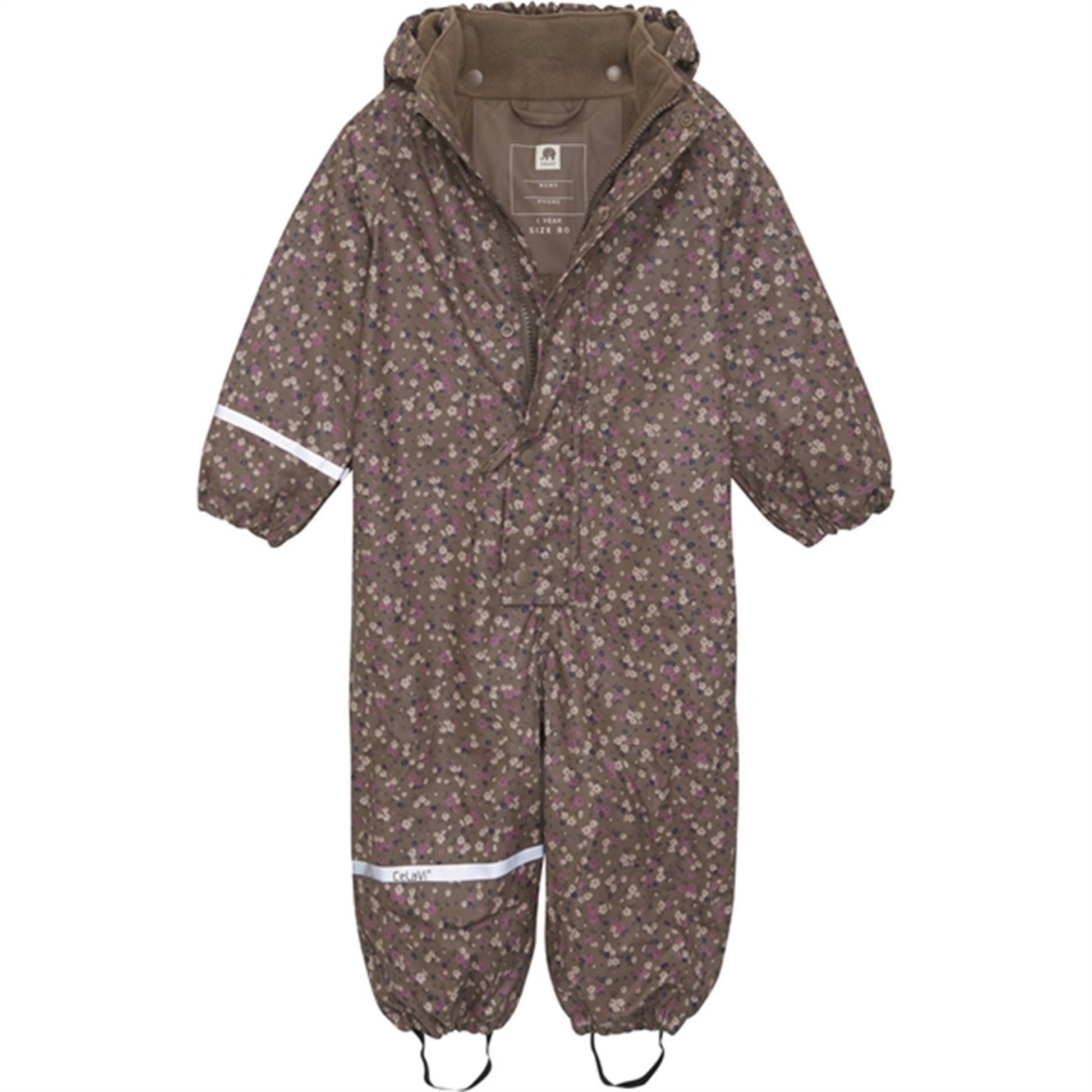 CeLaVi Rainwear Suit w. Fleece Coffee Quartz