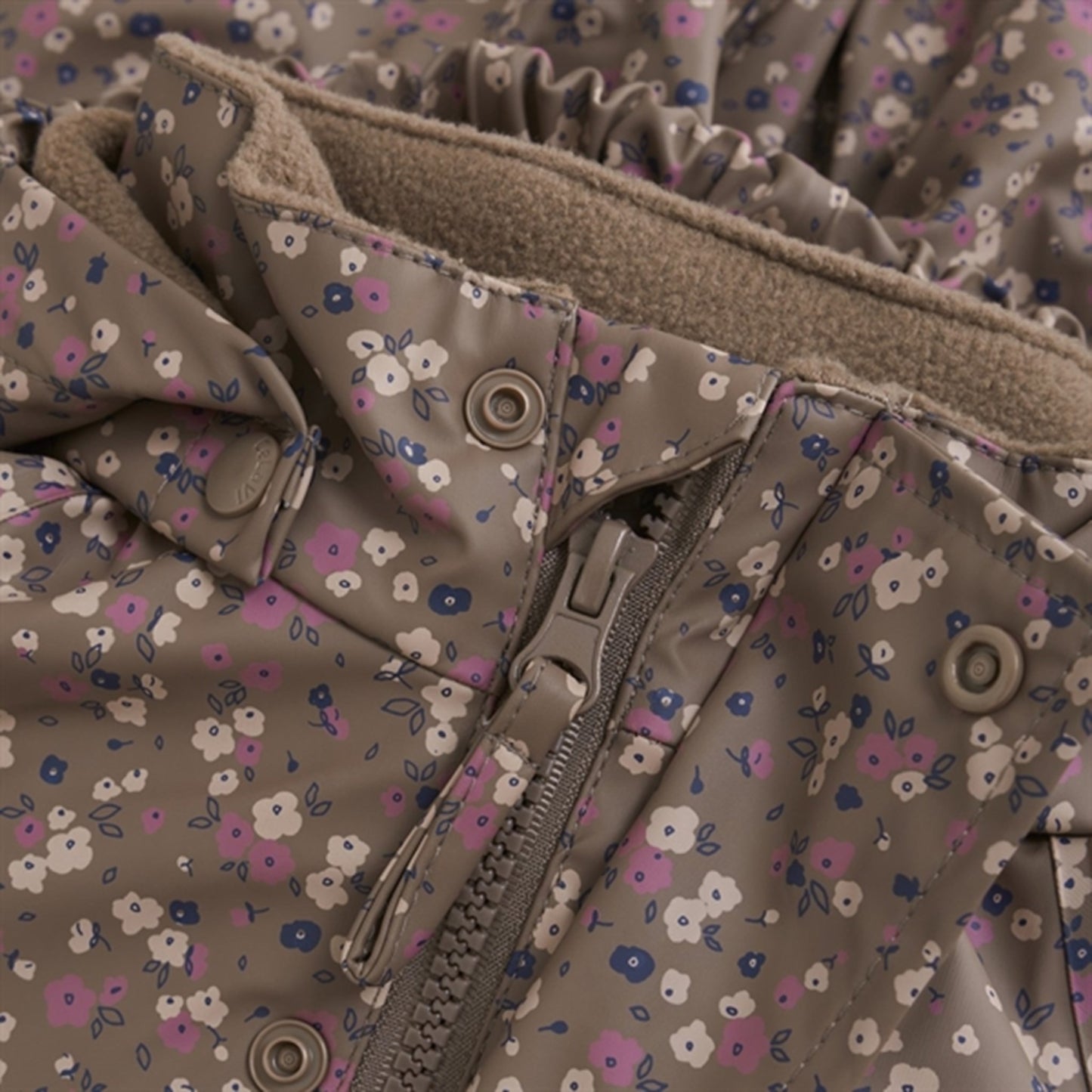 CeLaVi Rainwear Suit w. Fleece Coffee Quartz