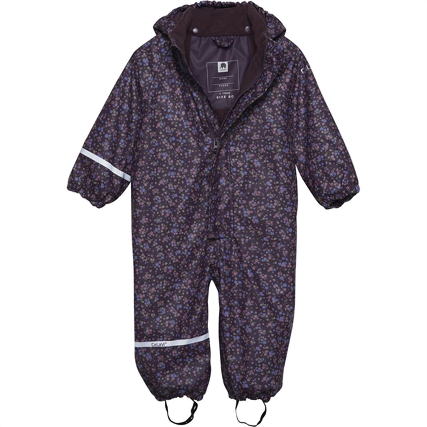 CeLaVi Rainwear Suit w. Fleece Plum Perfect