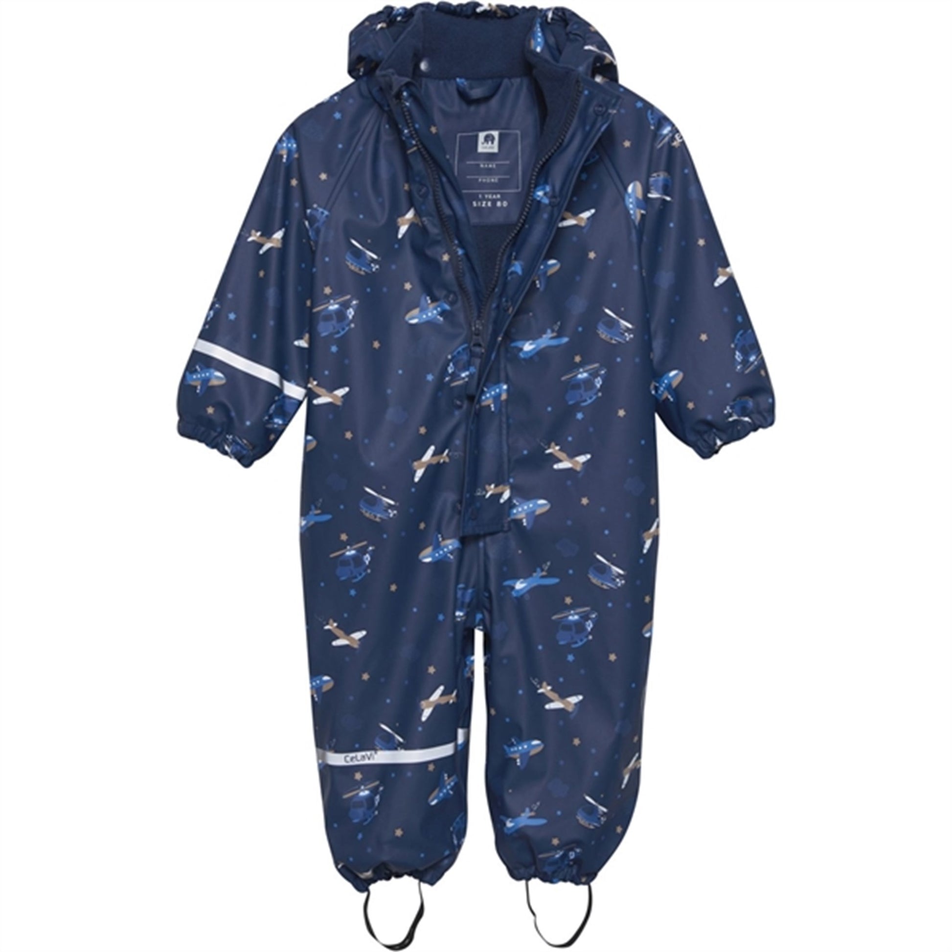 CeLaVi Rainwear Suit w. Fleece Pageant Blue