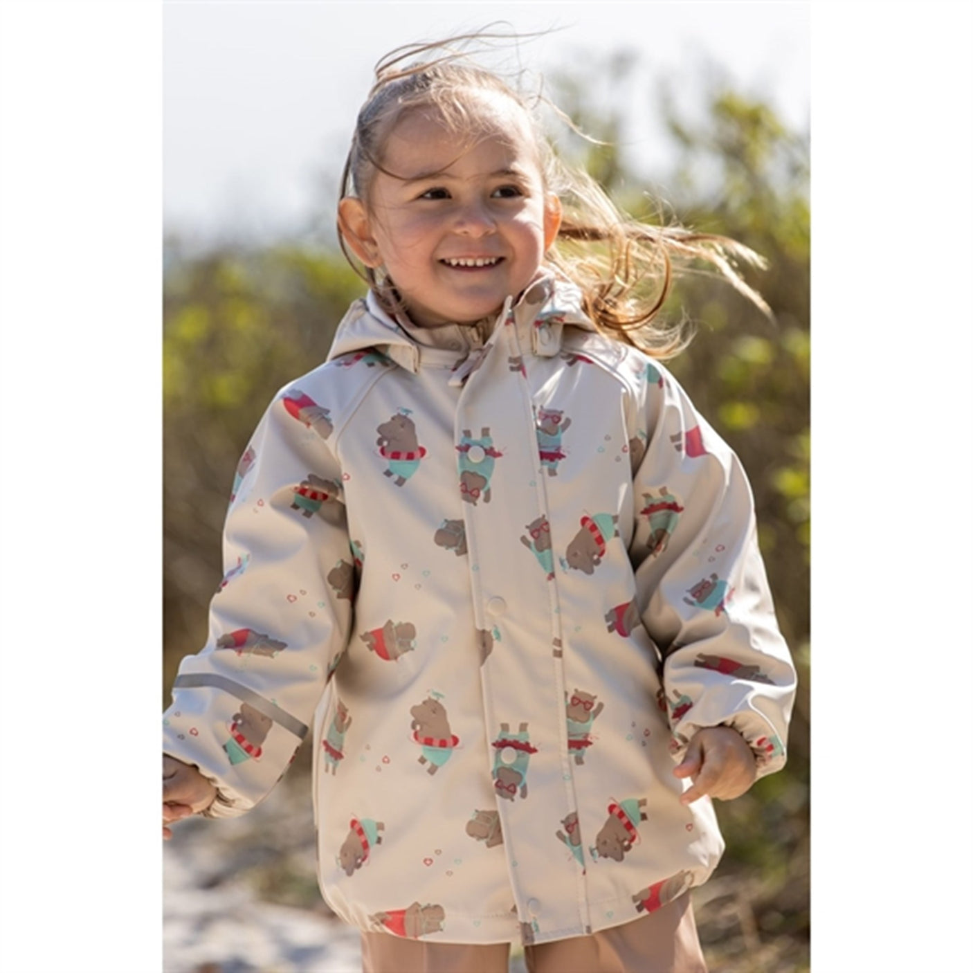 CeLaVi Rain Set Aop Warm Taupe