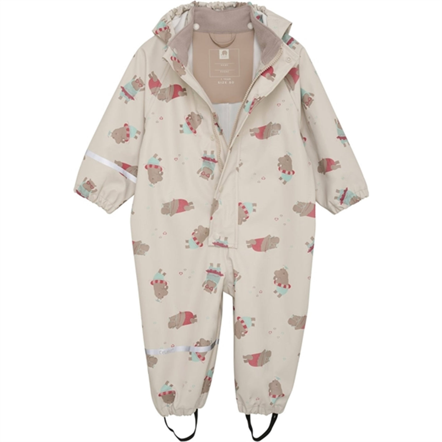 CeLaVi Rain Suit Aop Warm Taupe
