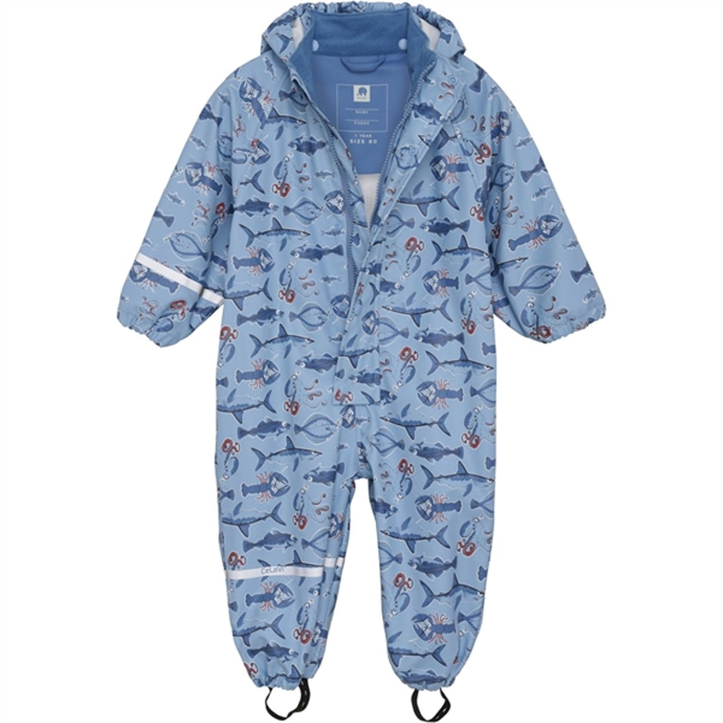 CeLaVi Rain Suit Aop Federal Blue