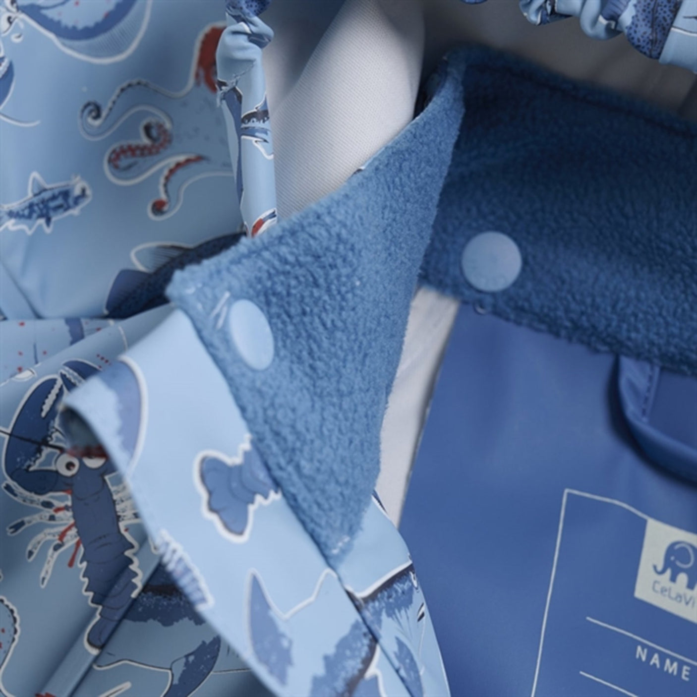 CeLaVi Rain Suit Aop Federal Blue