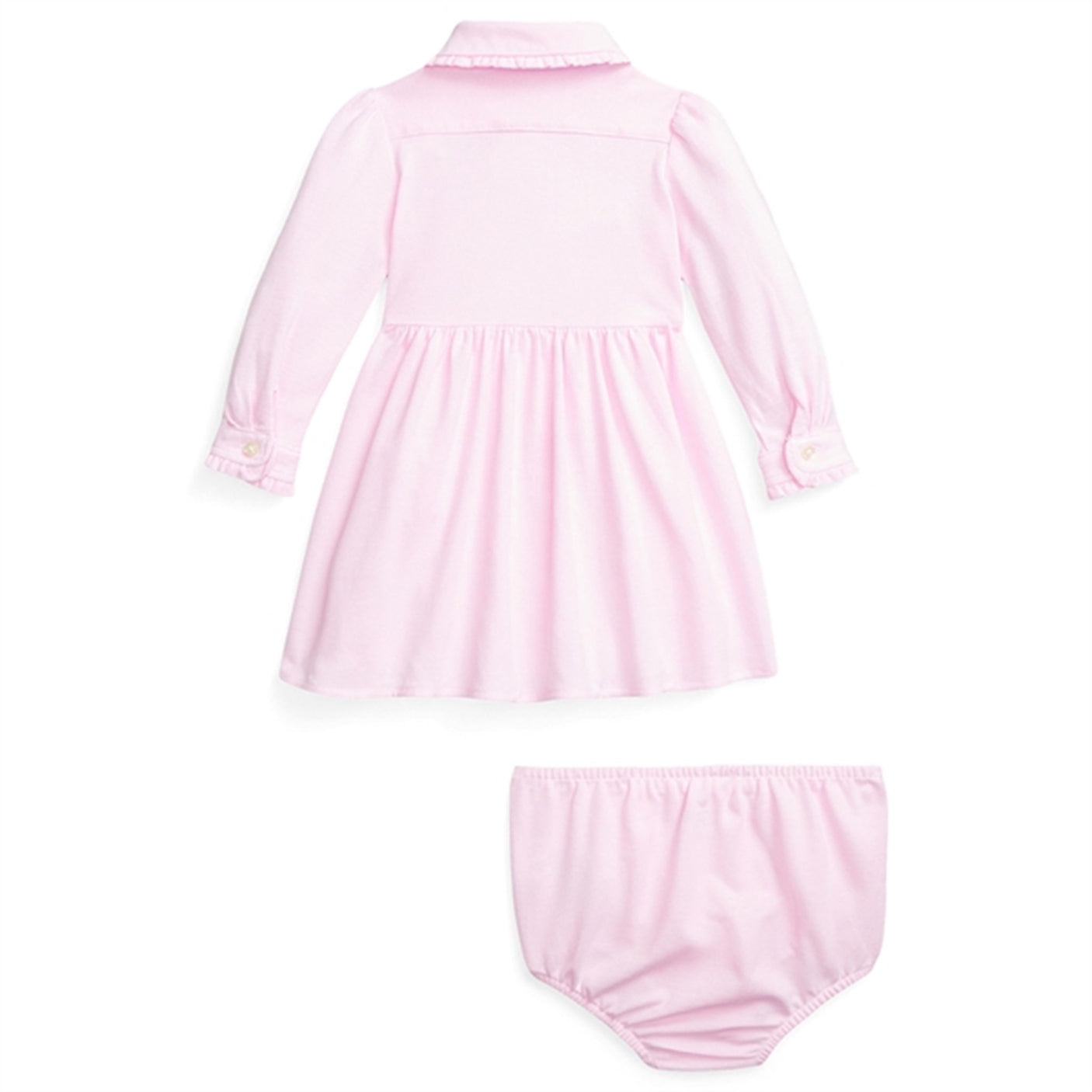 Ralph Lauren Baby Solid Dress Carmel Pink