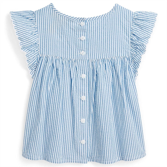 Polo Ralph Lauren Girl Blouse Blue White