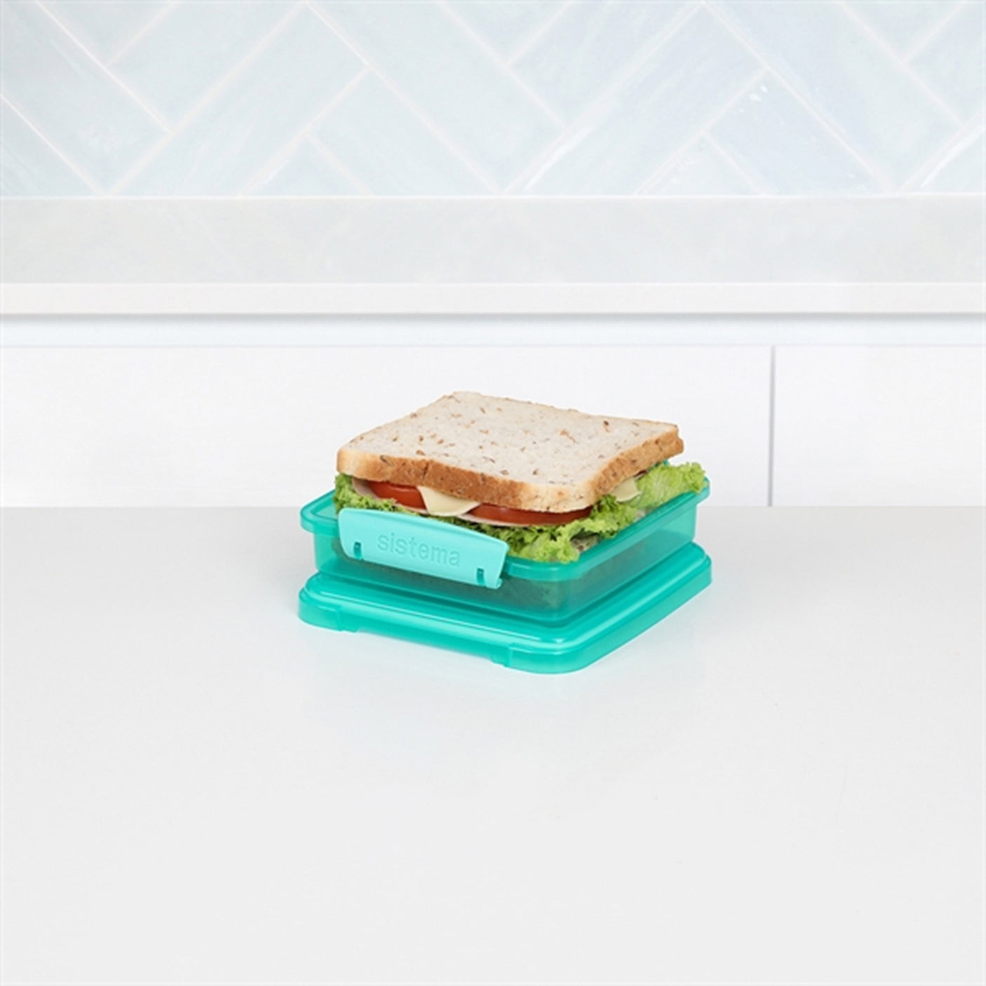 Sistema Sandwich Box Lunch Box 450 ml Teal