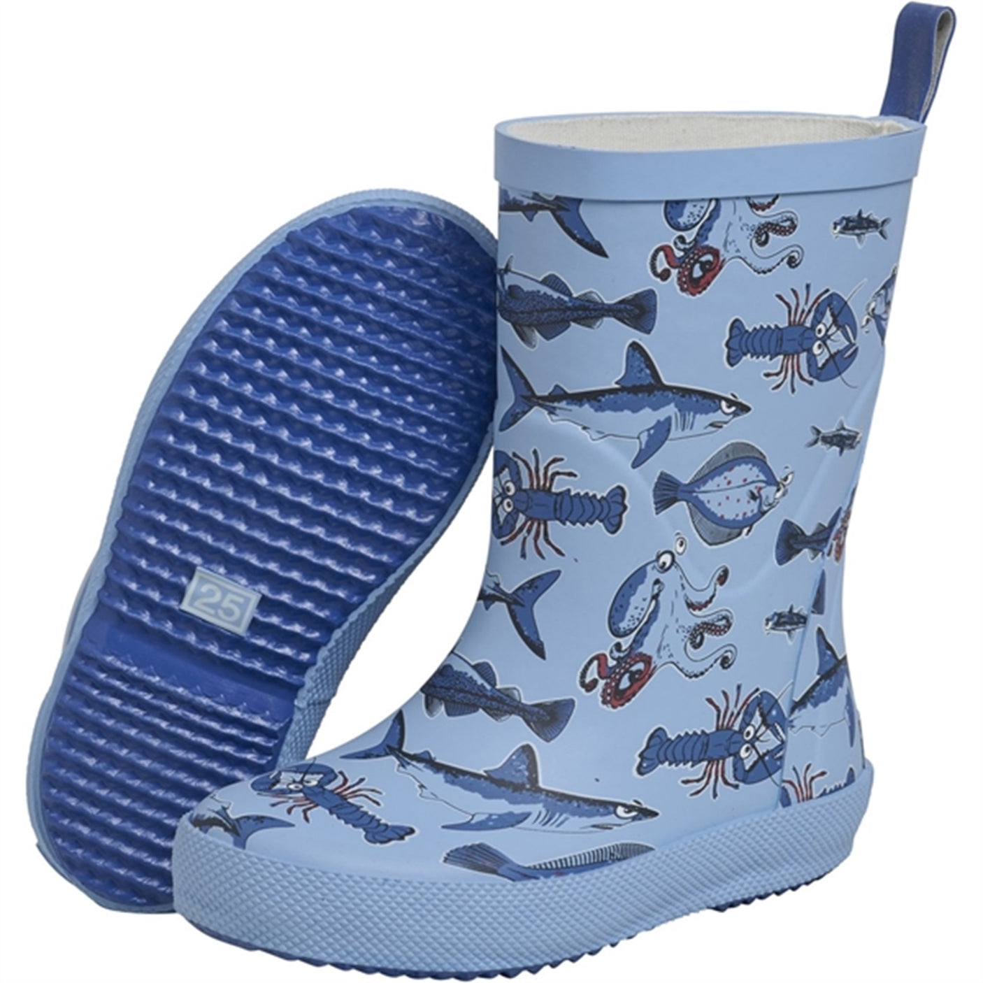 CeLaVi Rain Boots Aop Federal Blue