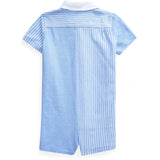 Ralph Lauren Baby Boy Jumpsuit Harbor Island Blue/White