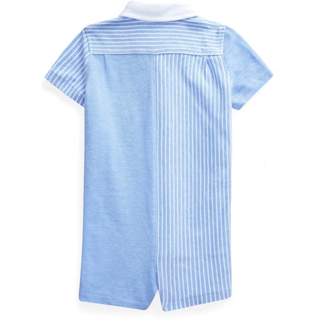 Ralph Lauren Baby Boy Jumpsuit Harbor Island Blue/White