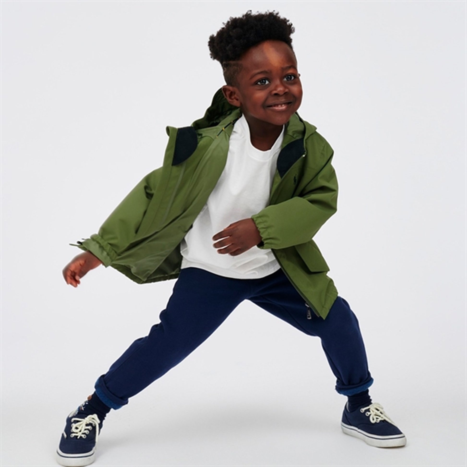 Polo Ralph Lauren Boy Windbreaker Army Olive