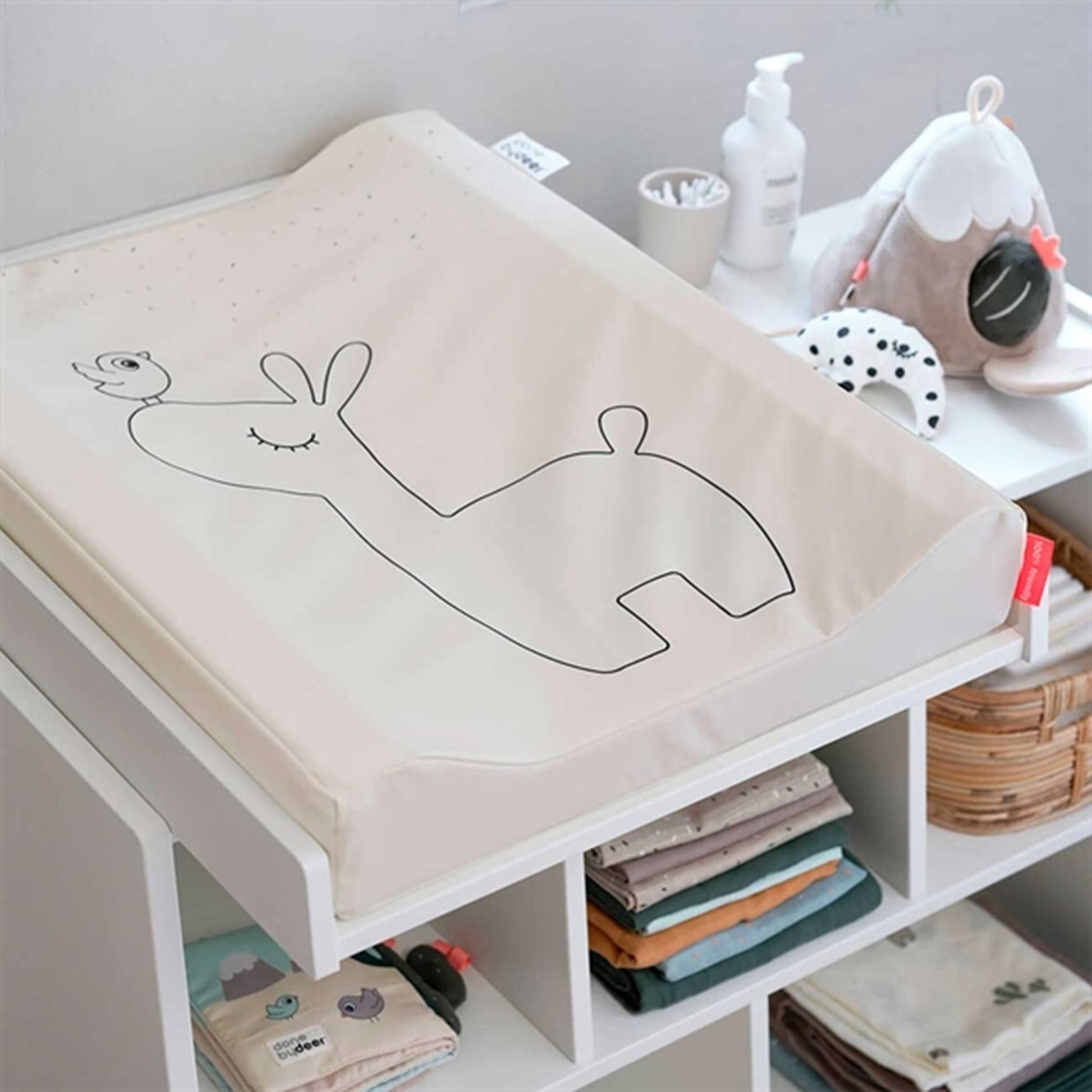 Done by Deer Changing Pad Easy-wipe Lalee Sand