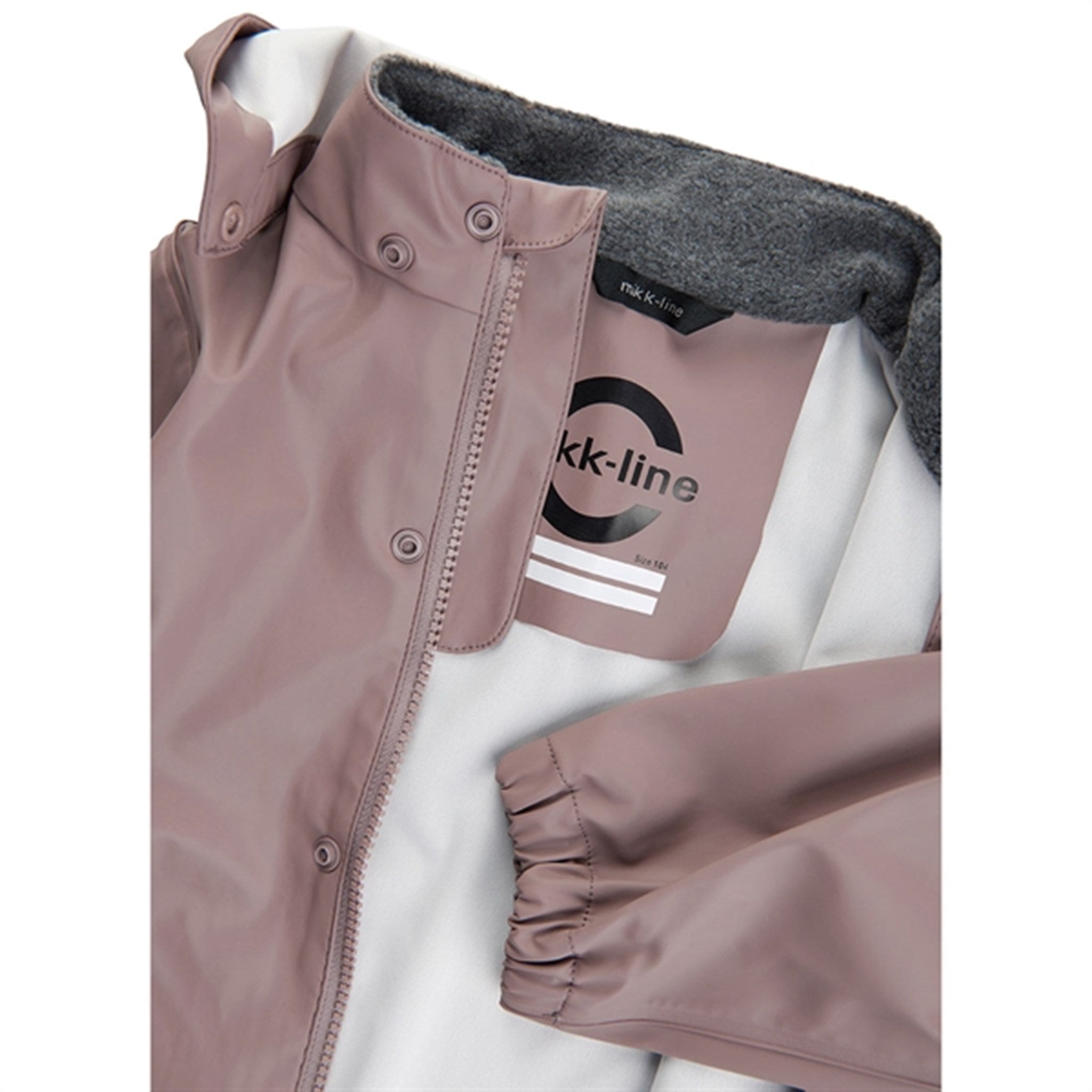 Mikk-Line Rainwear Jacket And Pants Adobe Rose 4