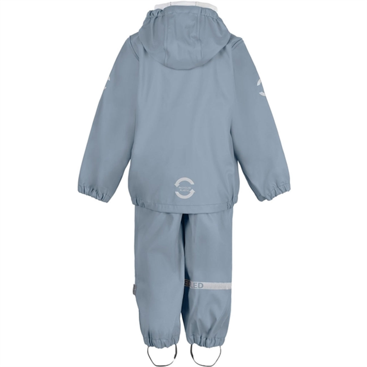 Mikk-Line Rainwear Set Faded Denim