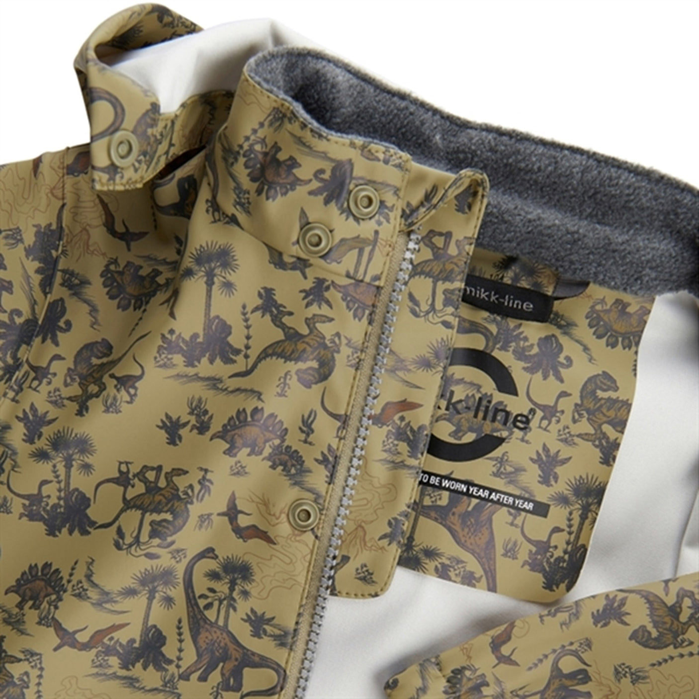 Mikk-Line Rainset AOP Olive Gray