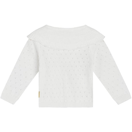 Hust & Claire Baby Pen Cardigan White