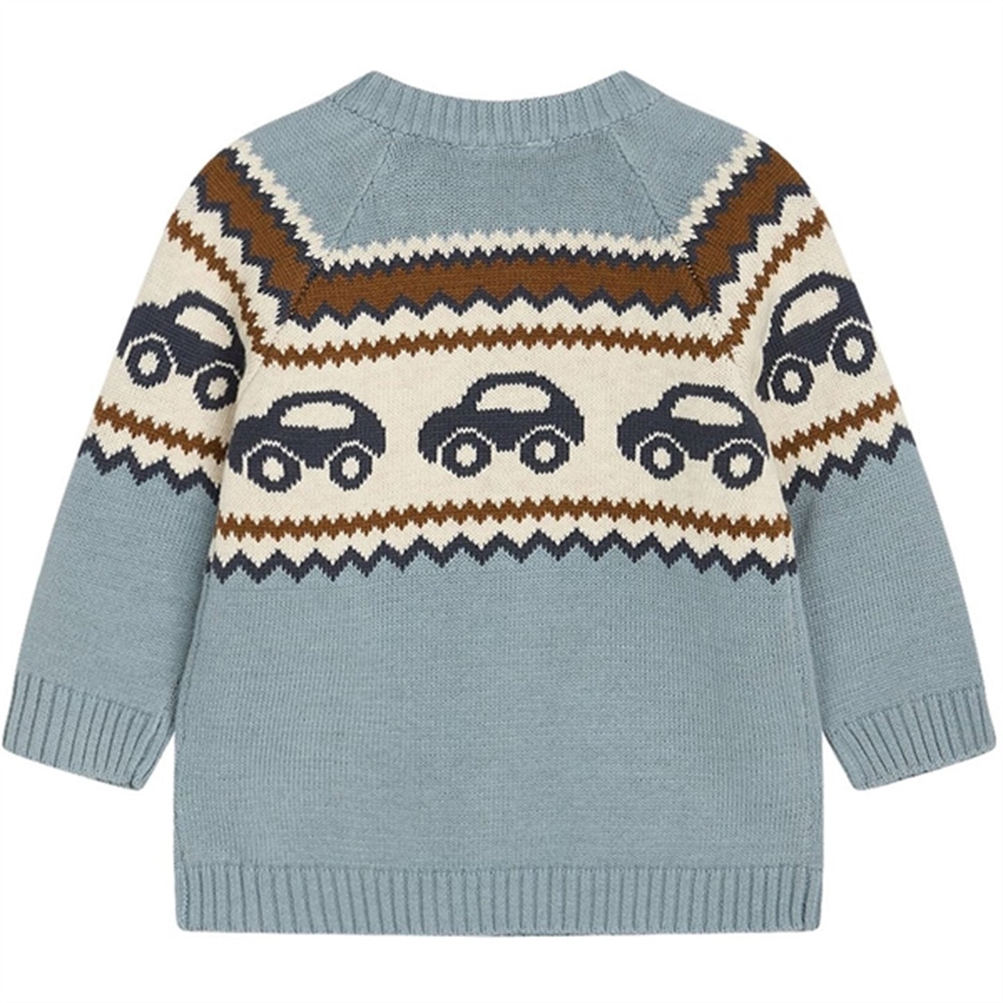 Hust & Claire Baby Iron Blue Palle Knit Sweater