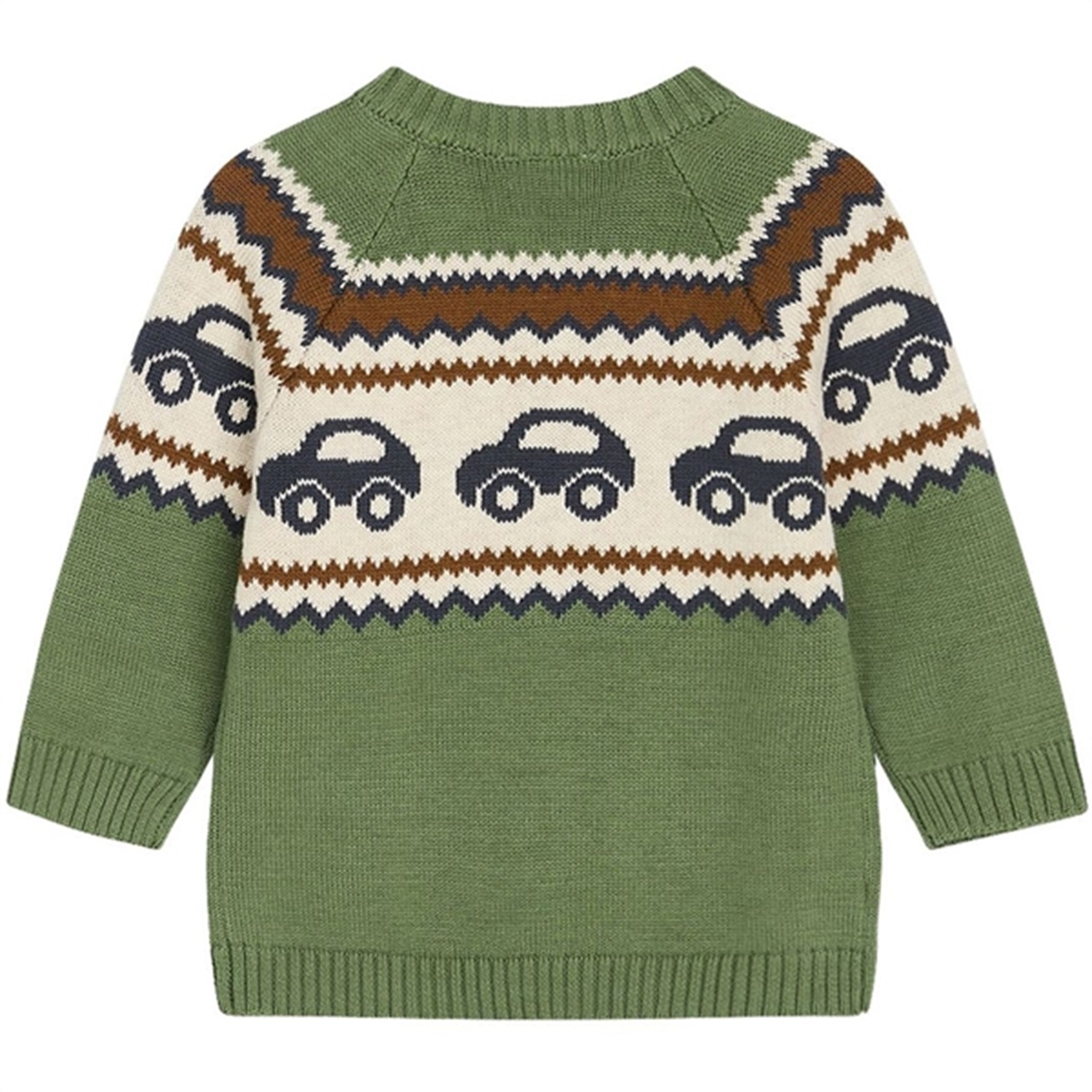 Hust & Claire Baby Elm Green Palle Knit Sweater 2