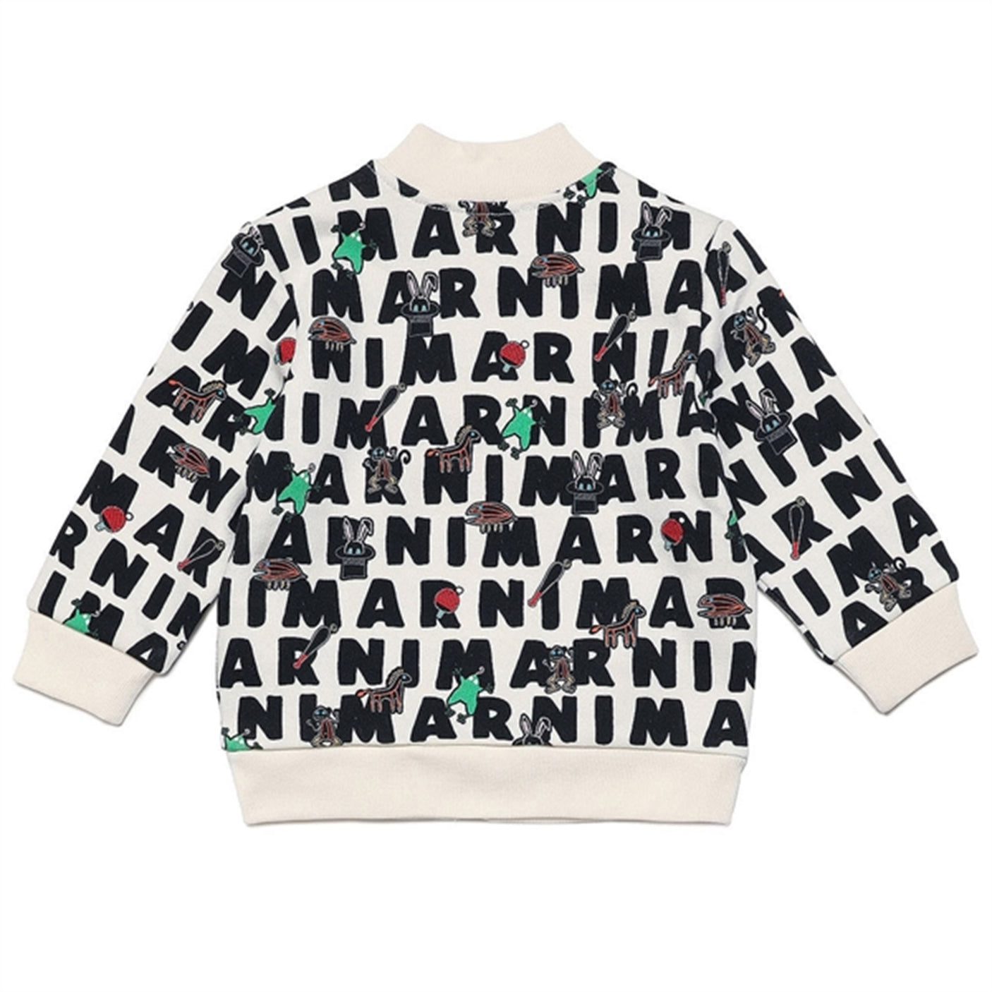 Marni Milk Zip Cardigan