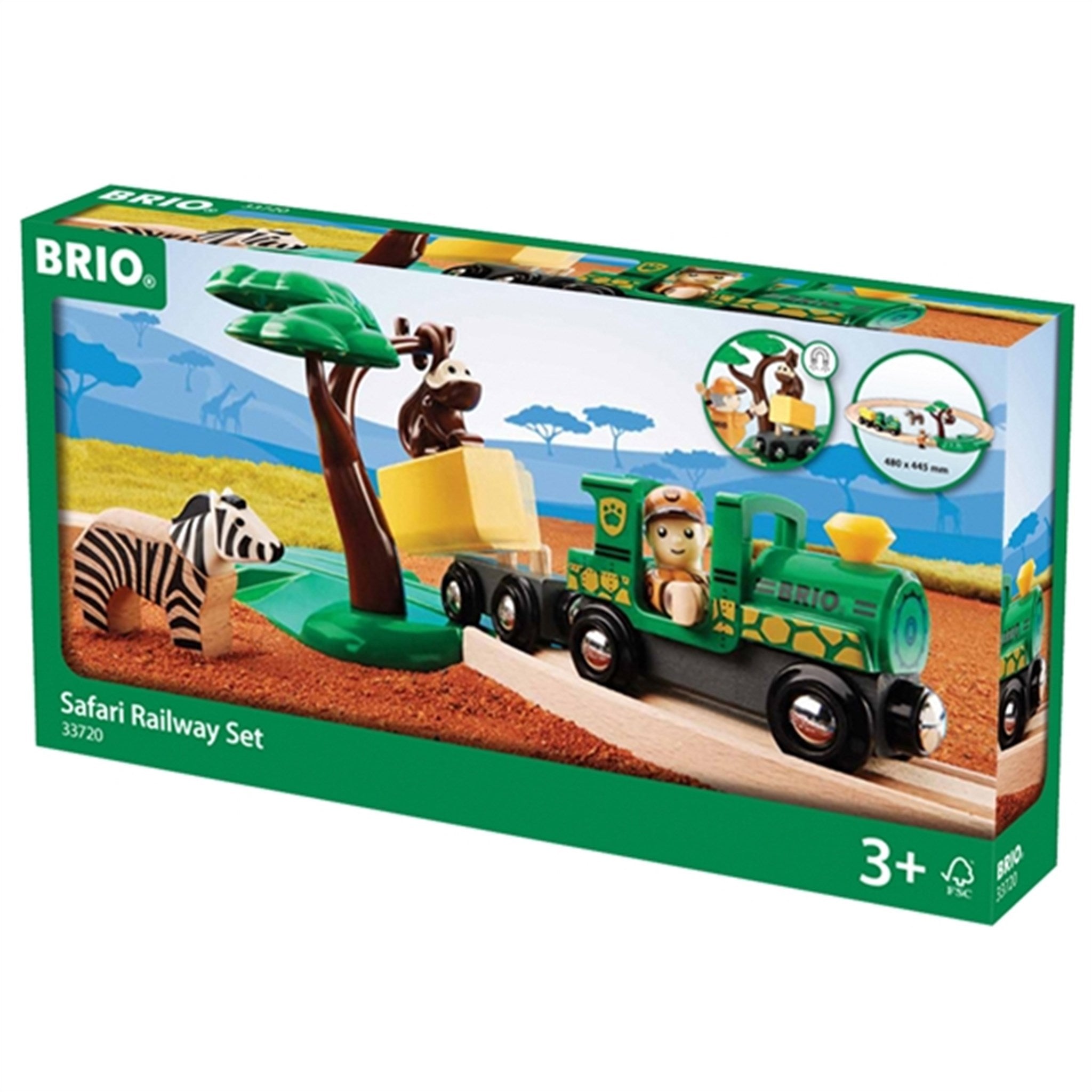BRIO® Safari Railway Set 2