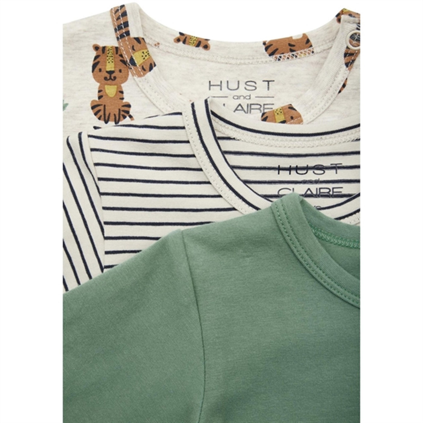 Hust & Claire Baby French Oak Bertram Bodystocking 3-Pack