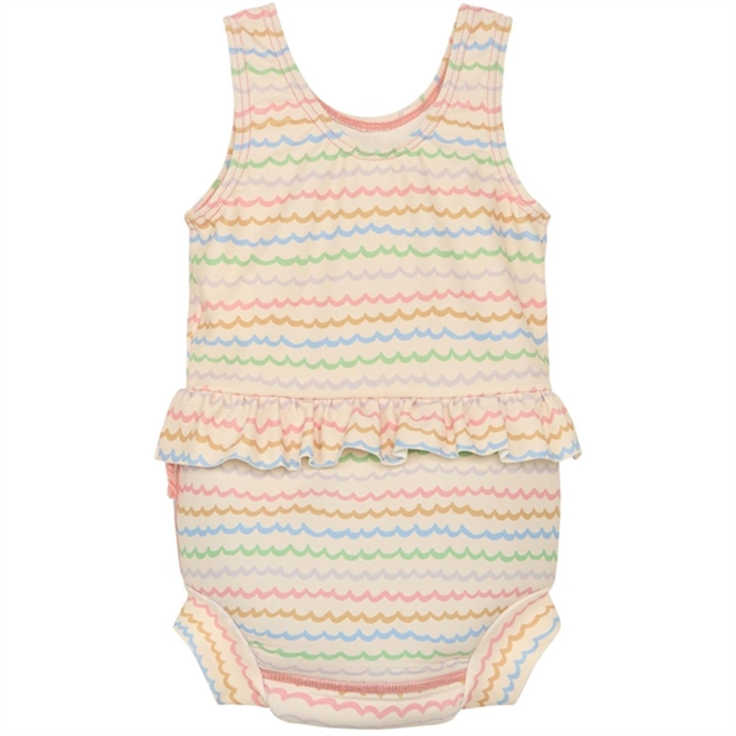 Hust & Claire Shrimp Maddie Swimsuit w. Swim Diaper