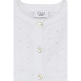 Hust & Claire Baby White Cillja Cardigan
