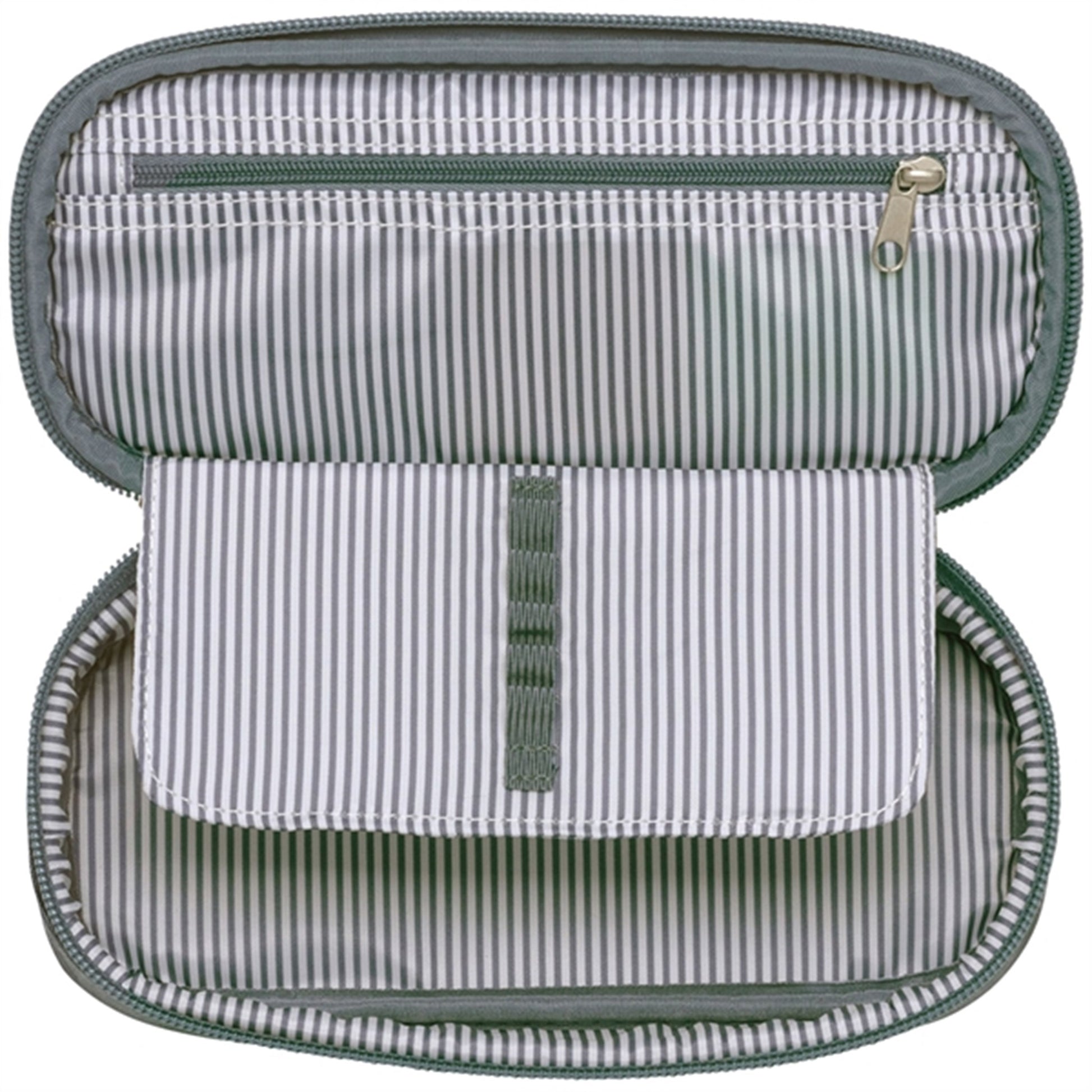 Beckmann Ovalt Pencilcase Froggy Green