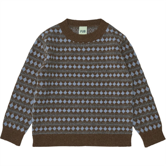 FUB Lambswool Knitted Sweater Amber