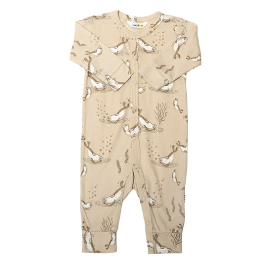 Joha Bamboo Beige AOP Onesie