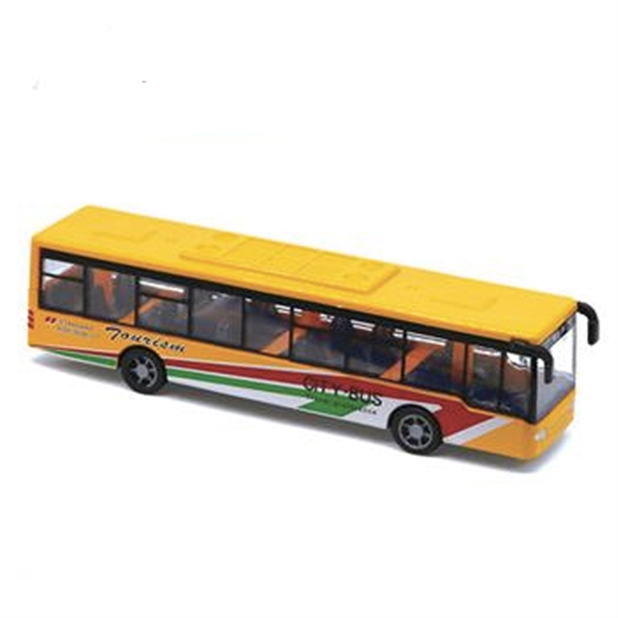 Magni Bus With Pull Back - Yellow