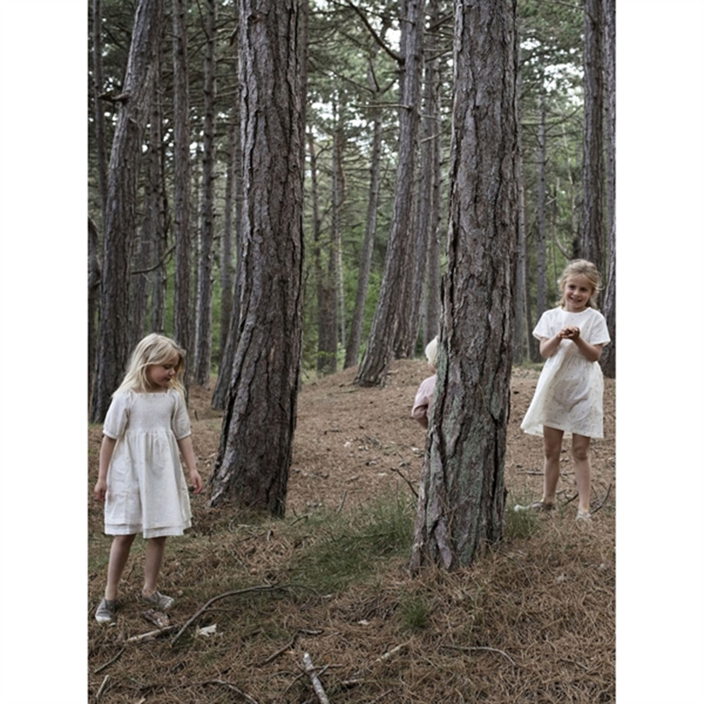 Serendipity Offwhite Smock Dress