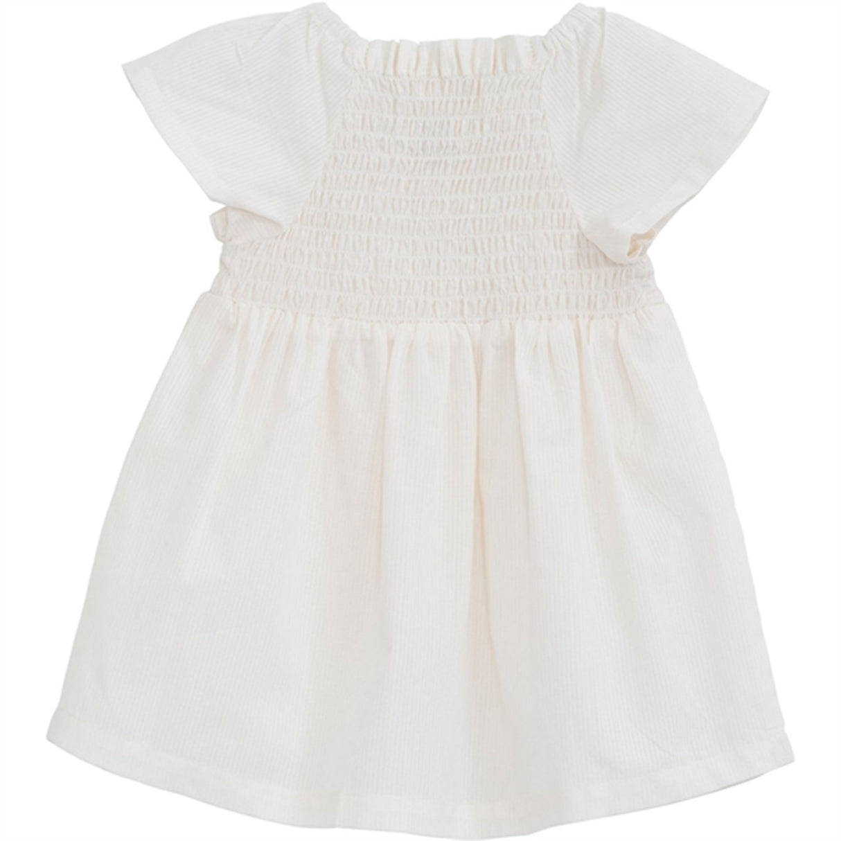 Serendipity Offwhite Baby Smock Dress