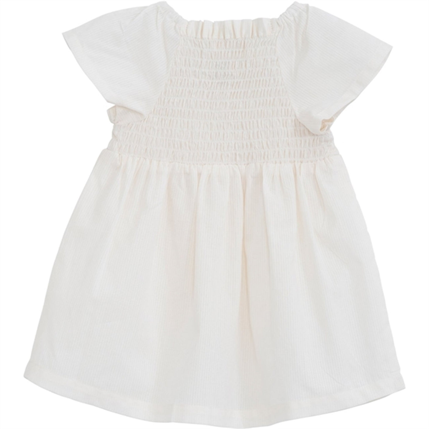 Serendipity Offwhite Baby Smock Dress