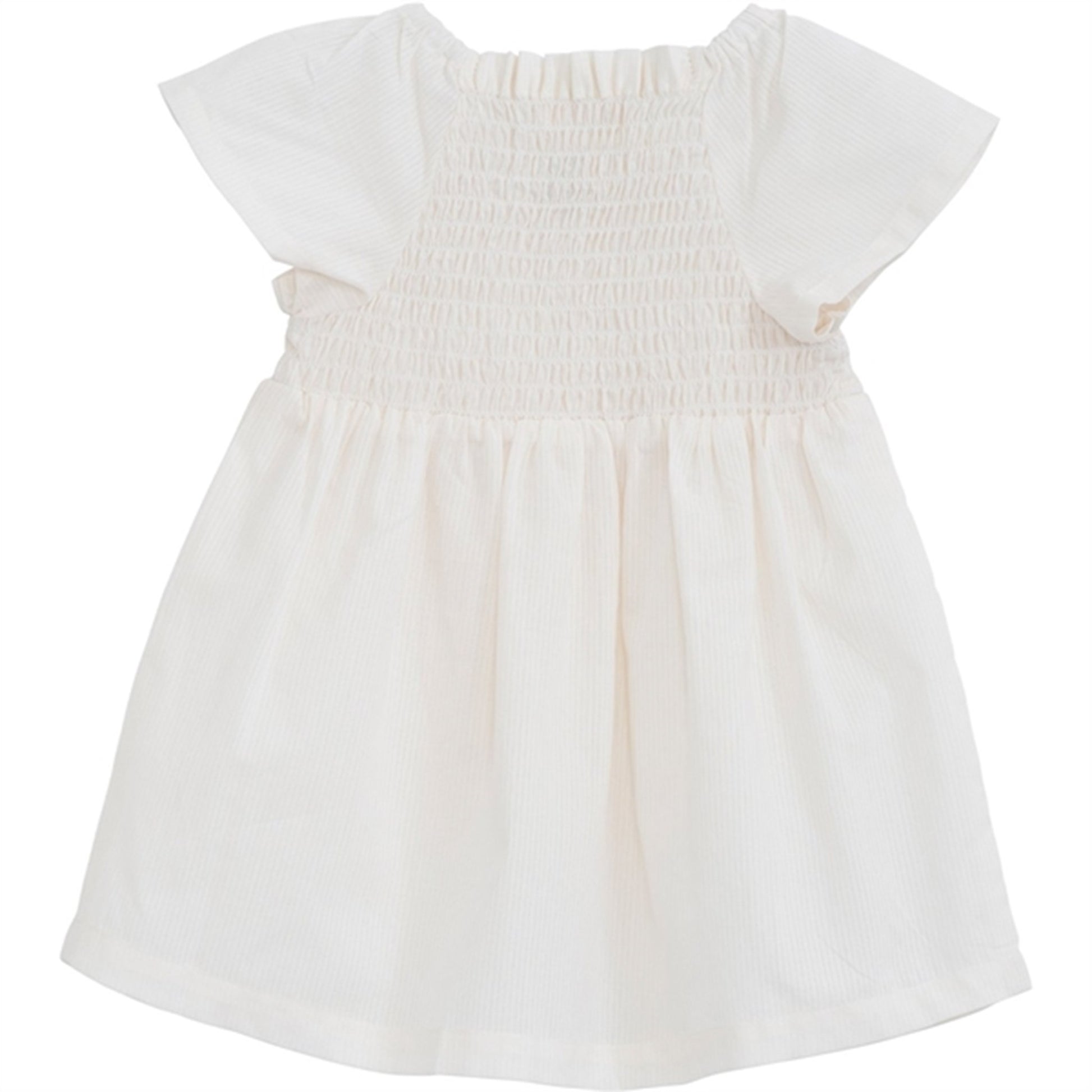 Serendipity Offwhite Baby Smock Dress