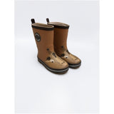 Mikk-Line 3D Wellies Giraffe Brown Sugar