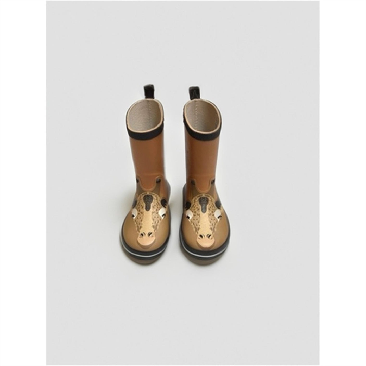 Mikk-Line 3D Wellies Giraffe Brown Sugar