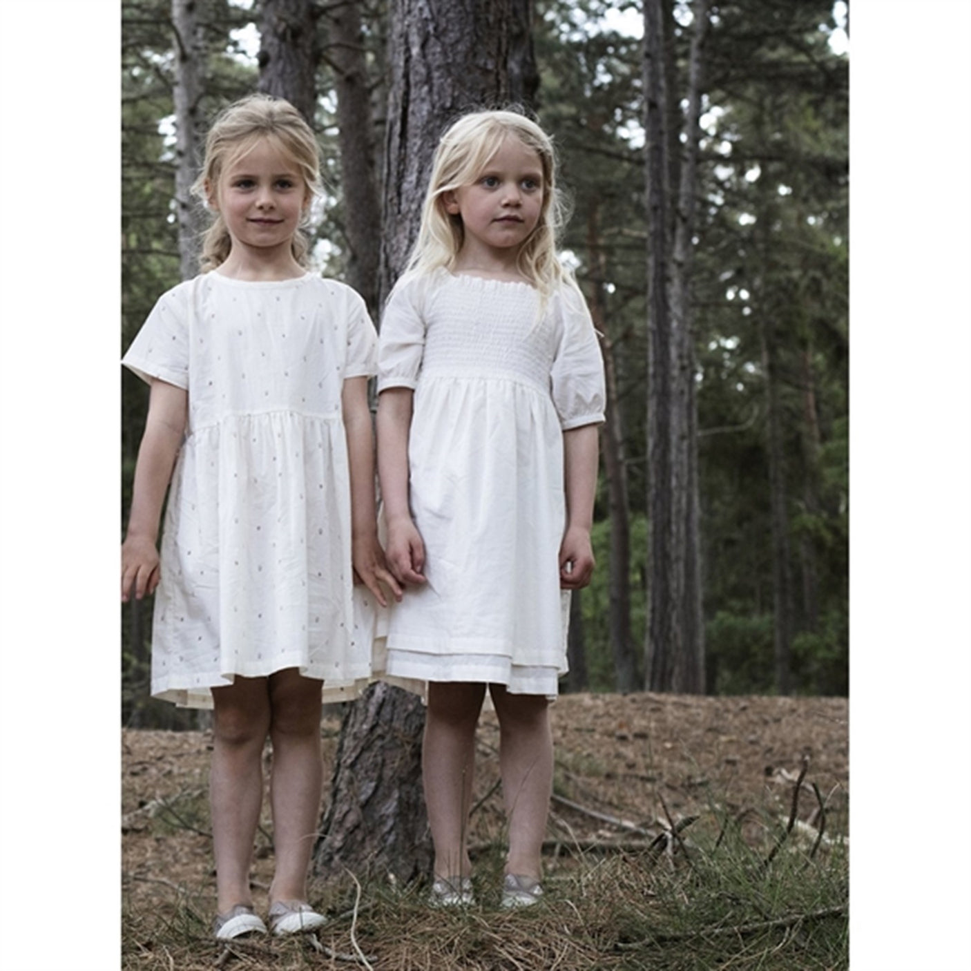 Serendipity Offwhite Smock Dress