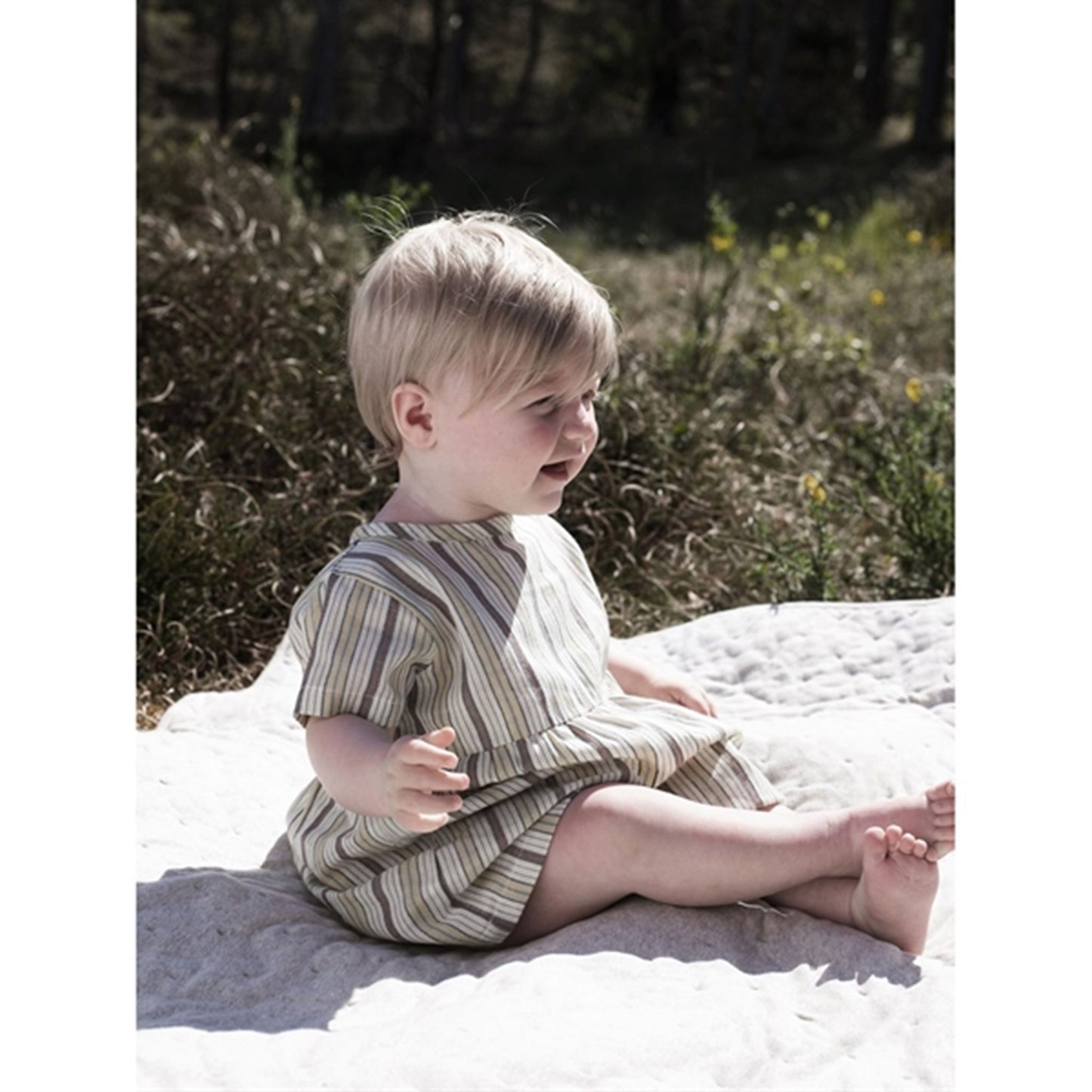 Serendipity Misty Stripes Baby Flair Dress