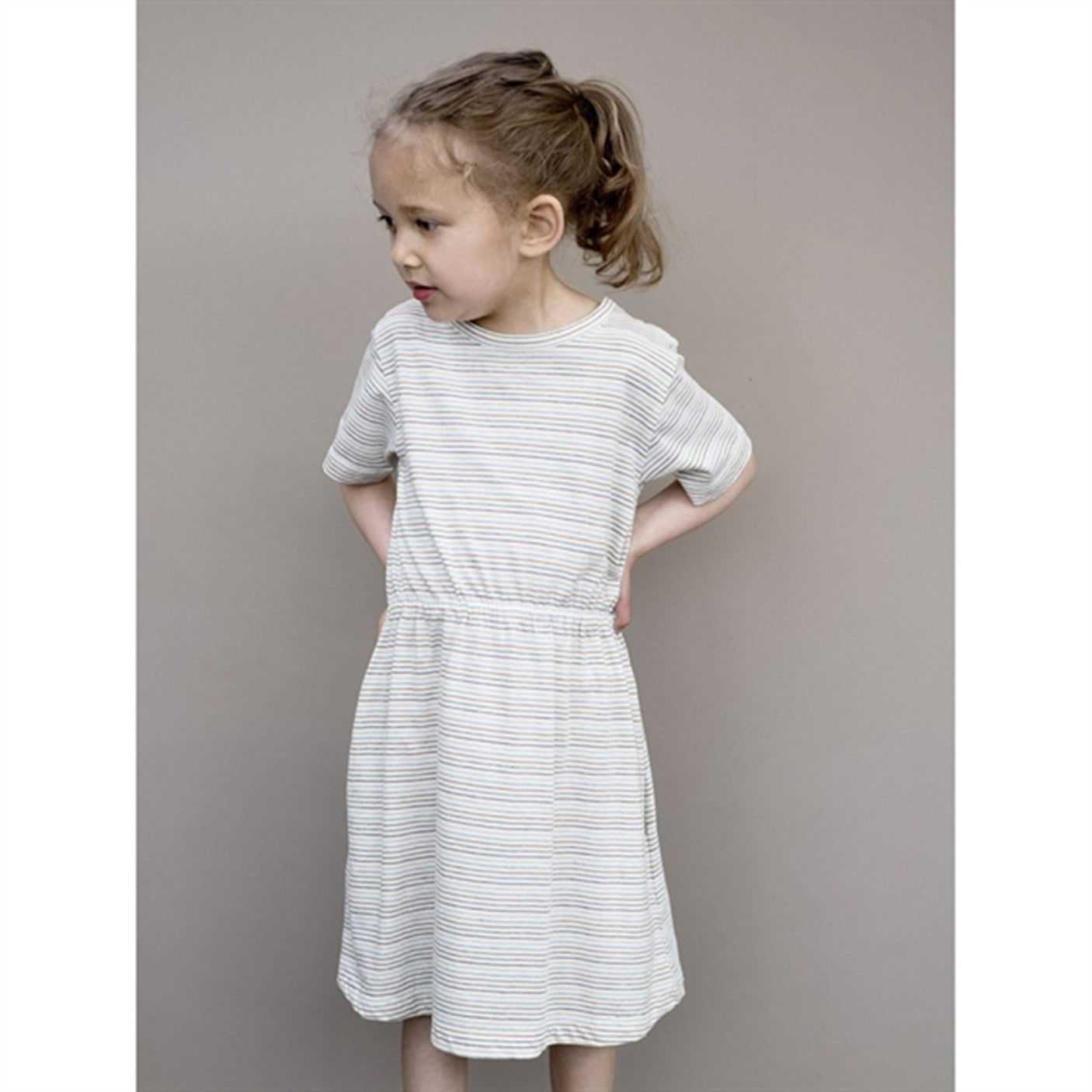 Serendipity Rainbow Stripe Jersey Dress