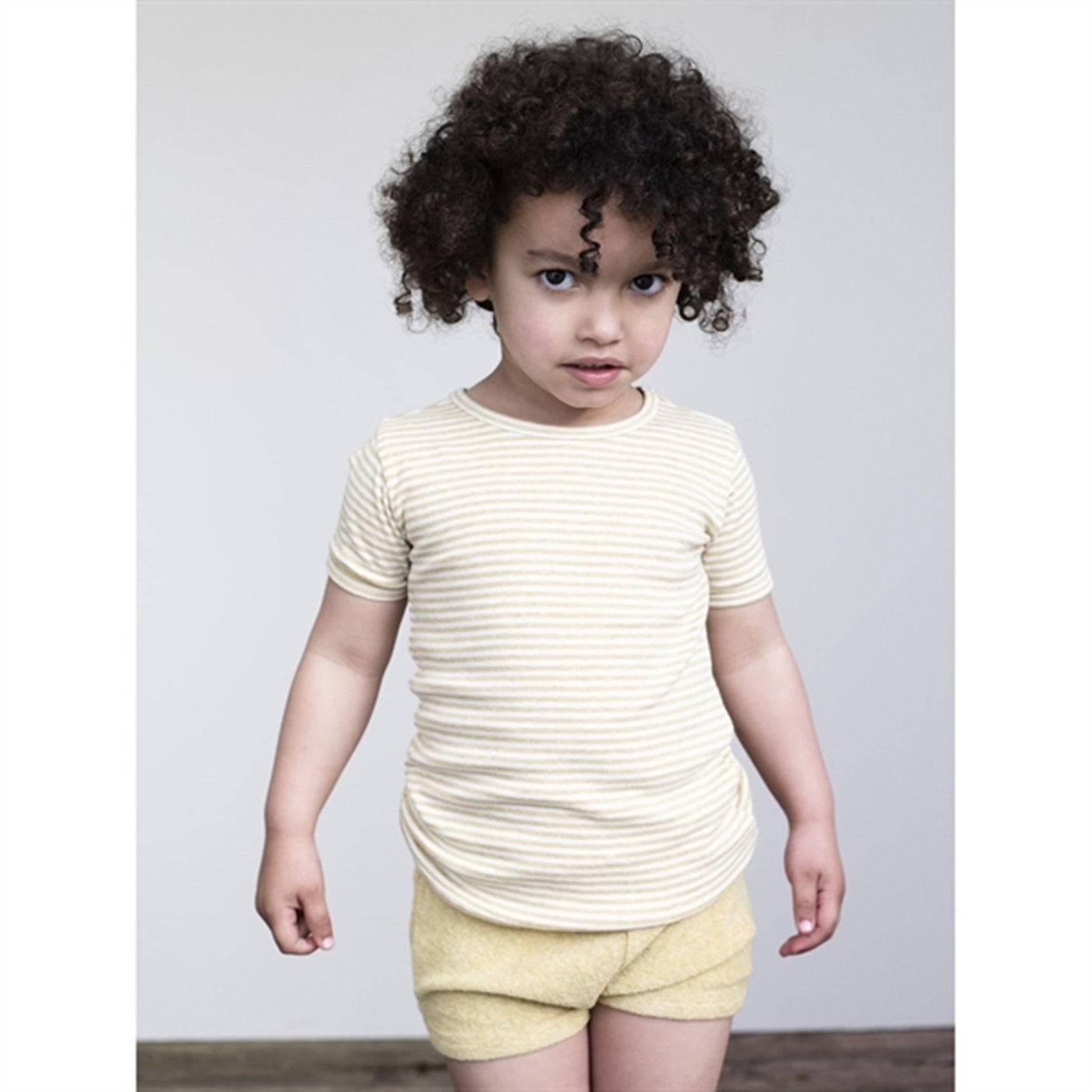 Serendipity Chamomile/Offwhite Stripe T-shirt Short