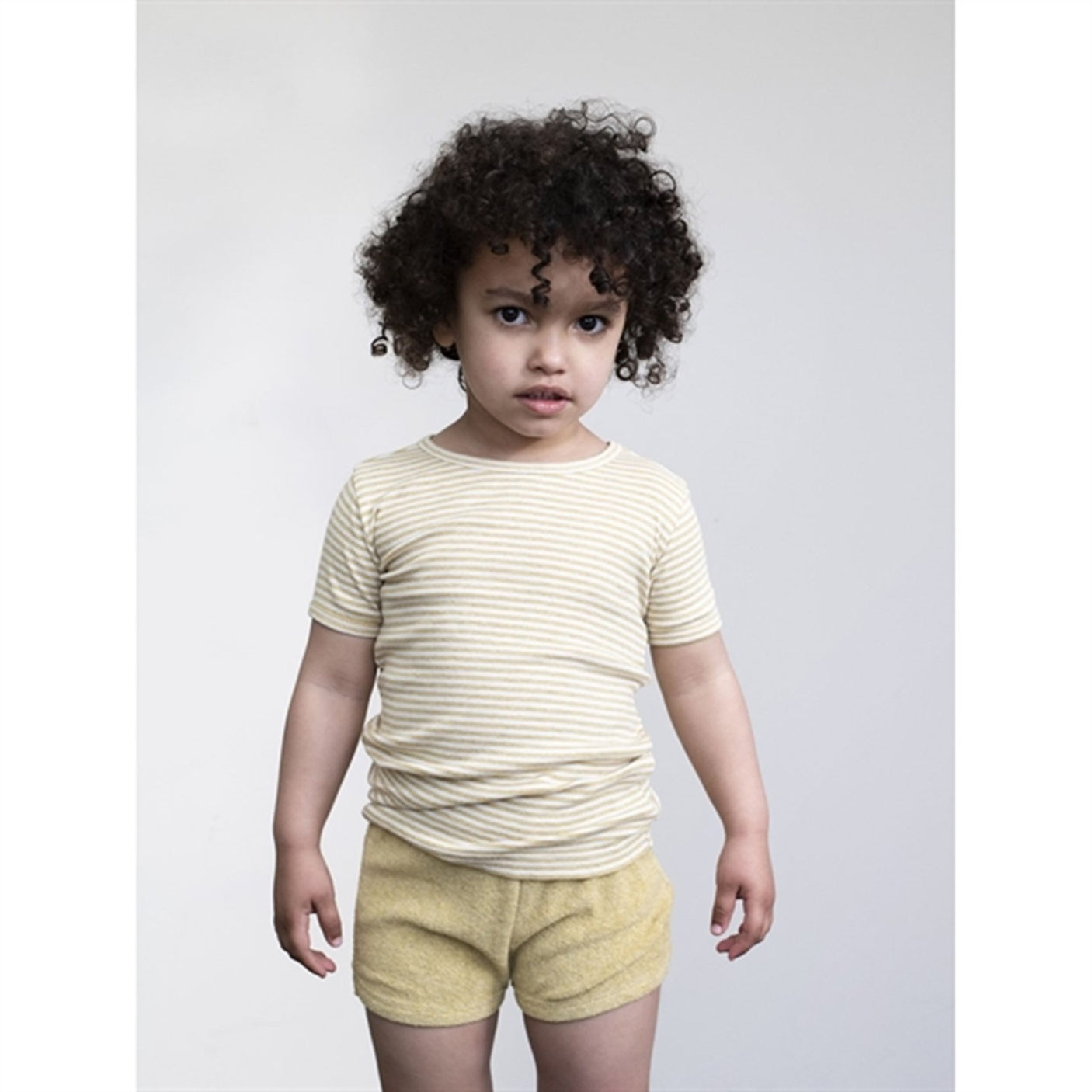 Serendipity Chamomile/Offwhite Stripe T-shirt Short